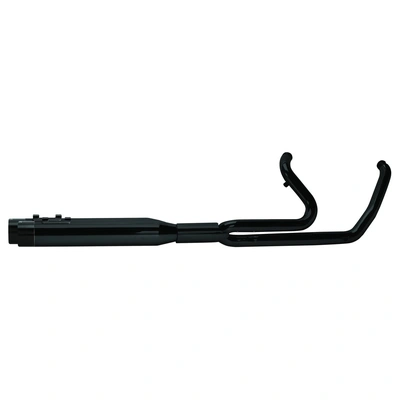 Two Brothers Racing Ghost Slash Tip Full System for Harley-Davidson Tour '17-23 - Black