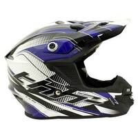 THH Youth TX-15 Race Helmet - Black/Blue