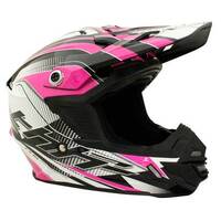 THH Youth TX-15 Race Black Pink Helmet