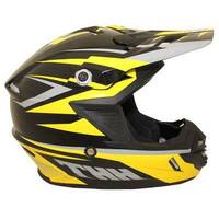 THH TX-15 Slipstream Helmet - Black/Yellow/Grey