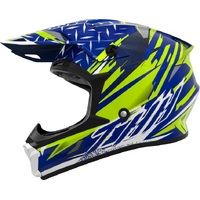 THH T710X Assault Matte Blue Yellow Helmet