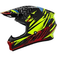 THH T710X Assault Helmet - Matte Yellow/Red/Black