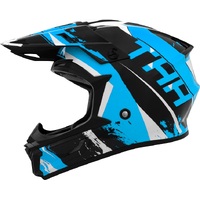 THH T710X Rage Black Blue Helmet