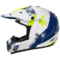 THH Youth TX-12 Recon Blue Yellow Helmet