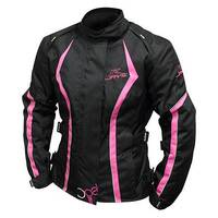 Rjays Opal III Black Pink White Ladies Jacket
