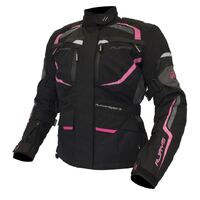 Rjays Ladies Voyager V Jacket - Black/Pink