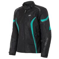 Rjays Ladies Athena Air Black Aqua Jacket