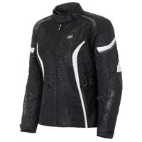 Rjays Ladies Athena Air Black White Jacket