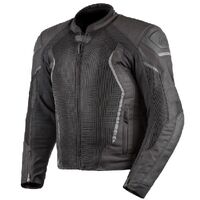 Rjays Sector Black Grey Textile Jacket