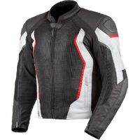 Rjays Sector Black White Textile Jacket