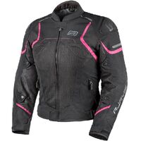 Rjays Ladies Pace Airflow Black Pink Textile Jacket