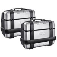 Givi Trekker Side Case Set [Pair] - Silver - 33L