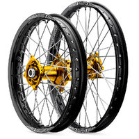 Talon Black Rim/Gold Hub RMZ250-450  2007-2024 21/19x2.15 Wheel Set