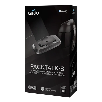 Cardo Packtalk-S Edge UCS For Shoei Gen 3 Helmets