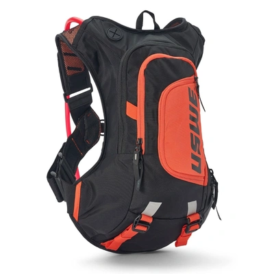 USWE Raw Dirt Biking Hydration Pack - Black/Orange - 9L