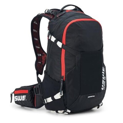 USWE Flow MTB Protector Pack - Black/USWE Red - 16L