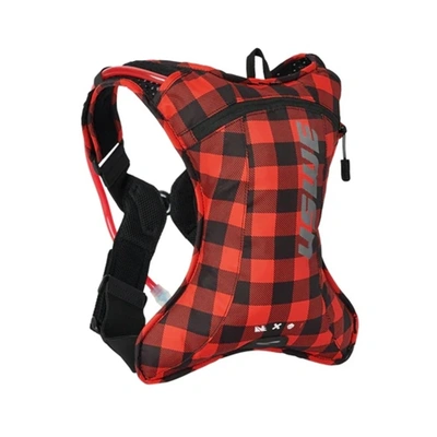 USWE Outlander XC 2L Hydration Pack Flannel - Red/Black