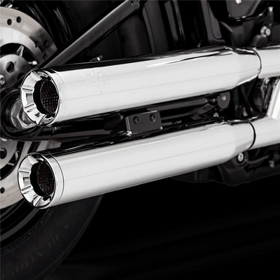 Vance & Hines Eliminator 300 Slip-Ons Pcx Chrome Softail 18-22 (Exc Fxfb/Flde/Flhc-All) (Was V16712)