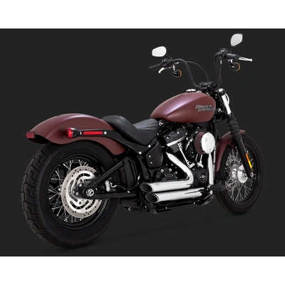 Vance & Hines Shortshot Staggered For 2018 Softail - Chrome