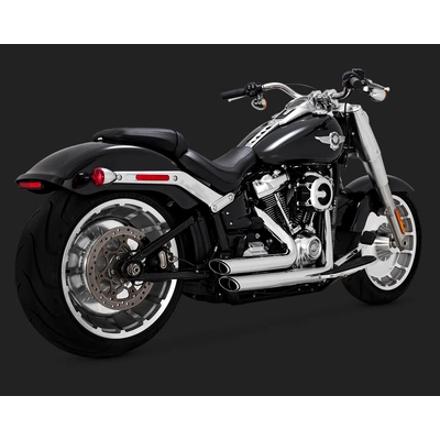 Vance & Hines Shortshots Staggered Softail 18-20 (Fits: Fatboy + Breakout + Fxdr)