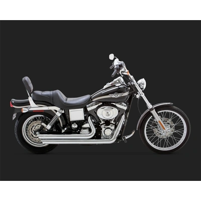 Vance & Hines Bigshot Staggered Dyna Chrome