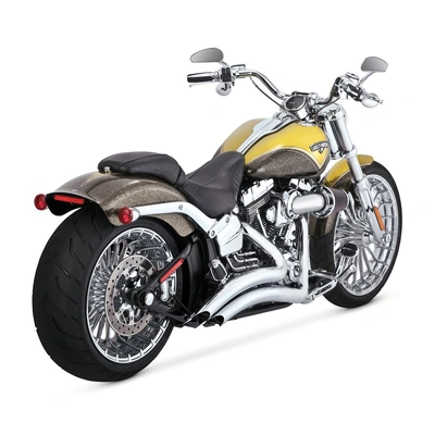Vance & Hines Pcx Big Radius 2-2 Chr Softail Breakout Std/Cvo 13-17 (Was V26065)