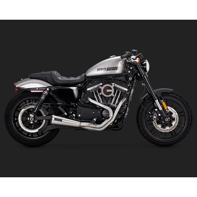Vance & Hines 2-1 Upsweep Stainless Steel Sportster 04-20