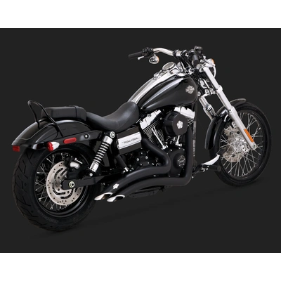 Vance & Hines Dyna 2006-2017 Black Big Radius 2-2