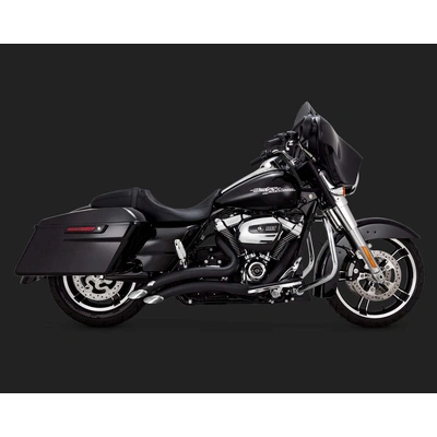 Vance & Hines Big Radius 2-2 Pcx Blk Touring 17-22 (Was V46073)
