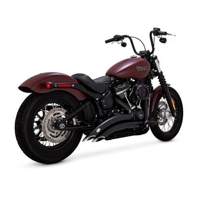 Vance & Hines Pcx Big Radius 2-2 Blk Softail 18-22 (Exc Fxsb/Flstf) (Was V46077)