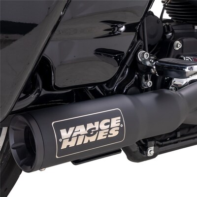V&H HI-OUTPUT RR 2-1 PCX STAINLESS BLK TOURING 17-22