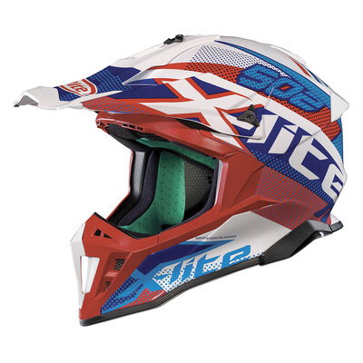 X-Lite X-502 Resistencia Helmet - White/Blue/Red