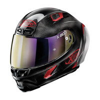 X-Lite X-803RS Ultra Carbon Iridium Edition Helmet - Carbon/Red