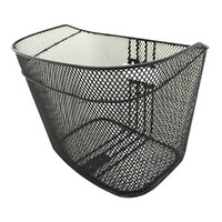 X-Tech Basket Front City Wire Fixed Black (4 Piecses - Inc Stay  Bracket And Bolts) (2I2)