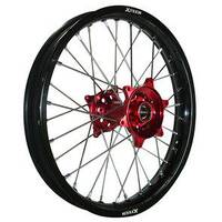 Xtech MX Mini Wheel Front CRF150R 2012 Up Black Rim Red Hub Silver Spokes 19 X 1.40