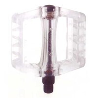 X-Tech Pedal Bmx Plastic 9/16 Inch Clear