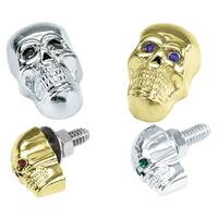 Zodiac Skull Krommet - Chrome