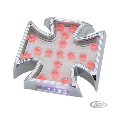 Zodiac Maltese Cross LED Taillight