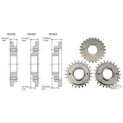 Zodiac Trans Sprocket 25T 06 On, B/Twin No Offset