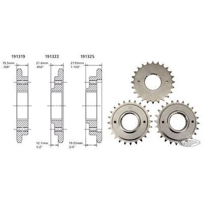 #ZODIAC TRANS SPROCKET 25T 06 ON, B/TWIN NO OFFSET