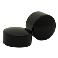 Zodiac Rear Axle Covers - Black - FXST/FLST/FXD 08-