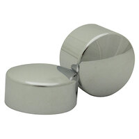 Zodiac Rear Axle Covers - Chrome - FXST/FLST 00-07