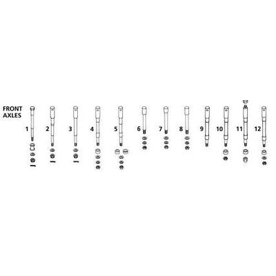 Zodiac Front Axle Kit Fxst 07-