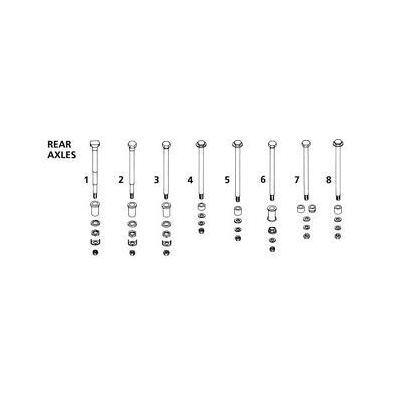 Zodiac Rear Axle Softails 08-