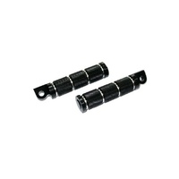 Zodiac Stroker Retro Footpeg Set - Black