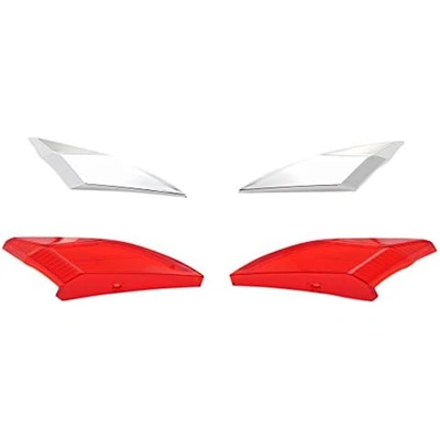 Givi Reflector Bottom Set Red V56N-V56Nn
