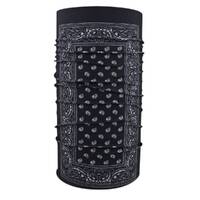 Zan Headgear Black Paisley Motley Tube
