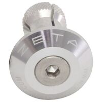 Zeta Silver 29mm Bar End Plugs