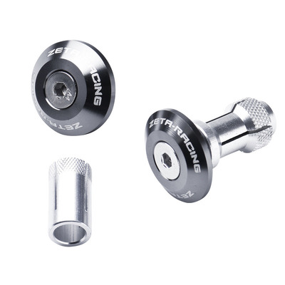Zeta Bar End Plugs Alloy Swivel - 29Mm - Titanium
