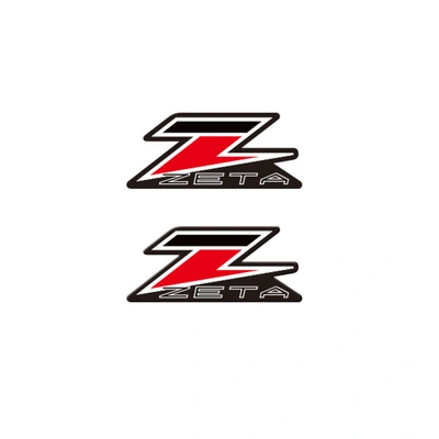 Zeta Z Logo Stickers (2 Pack) - 47mm x 20mm